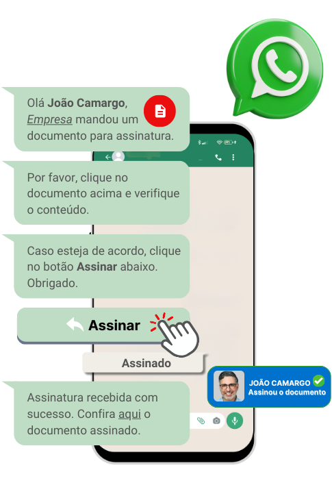 Assinatura no WhatsApp